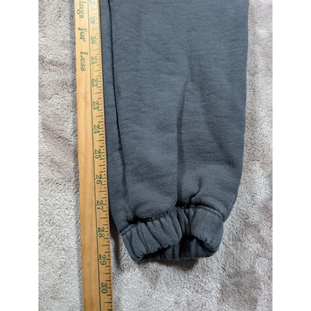 Jordan Wordmark Fleece Sweatpants Men Small Black Grey Embroidered Joggers
